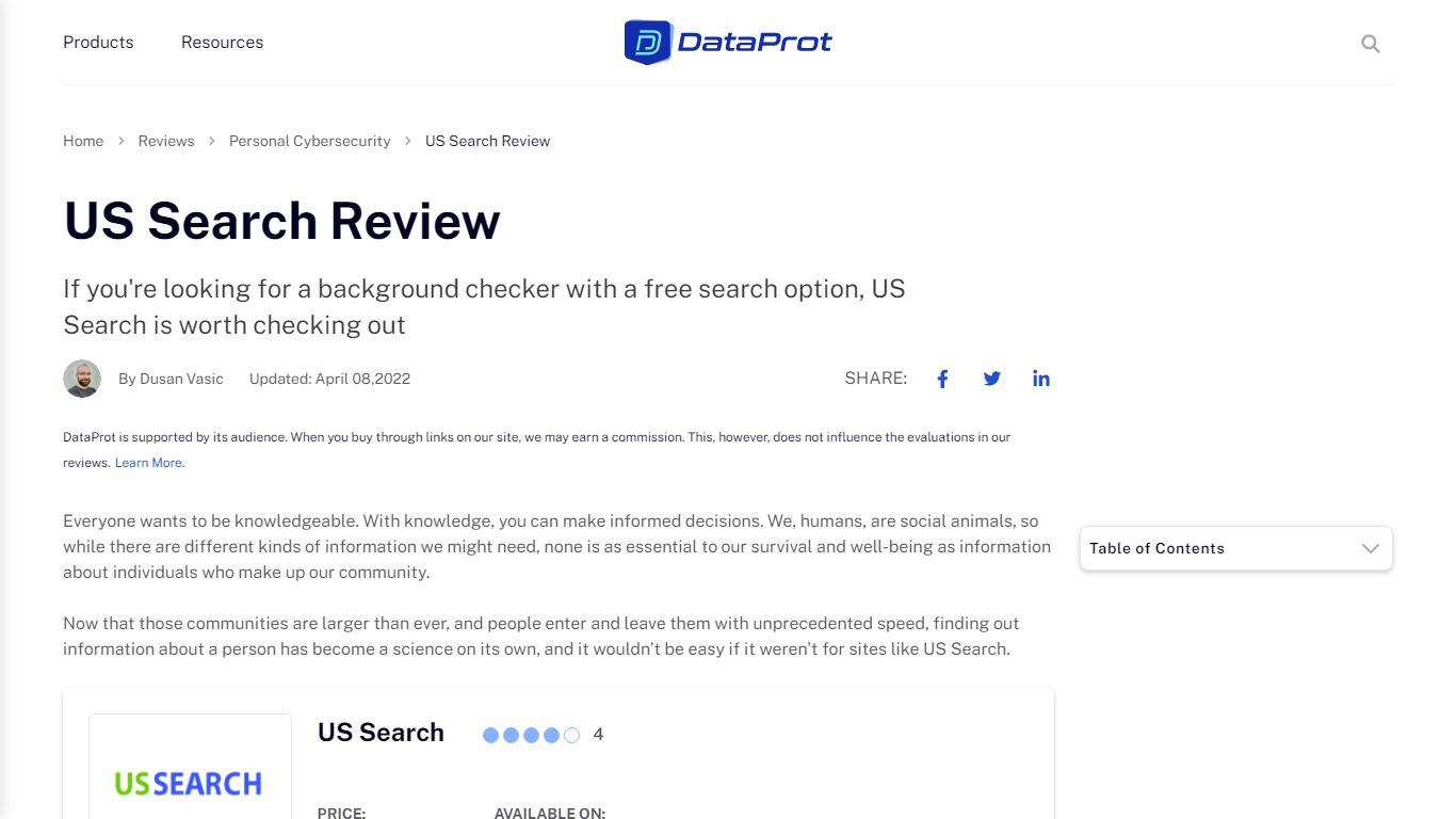 US Search Review 2022 | Reliable Information on Just About Anyone